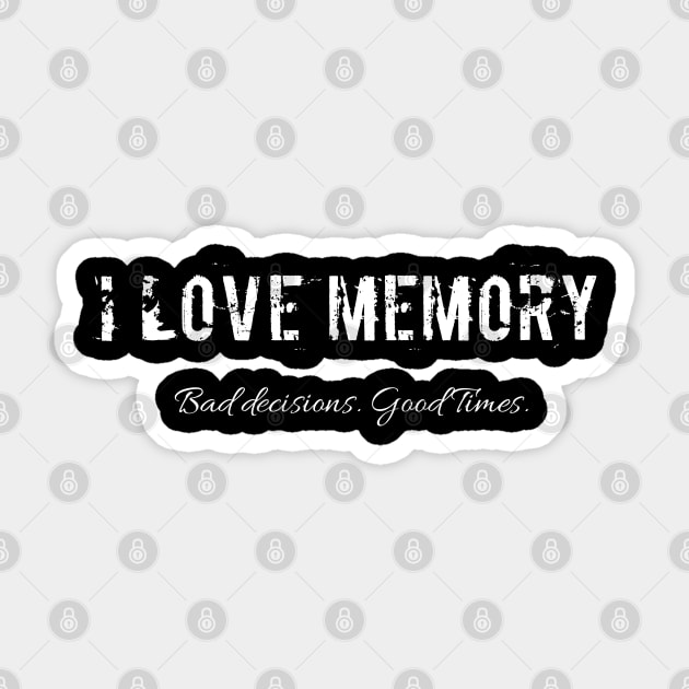 I loving memory Sticker by AbdallahS35